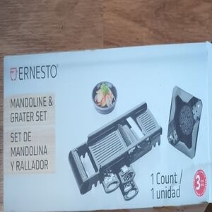 Ernesto Mandoline & Grater Set - Black